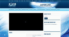 Desktop Screenshot of 1019thewave.com